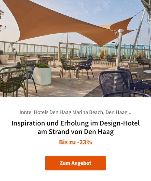 Inspiration und Erholung im Design-Hotel am Strand von Den Haag