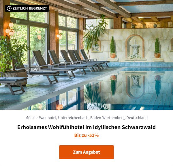 Erholsames Wohlfühlhotel im idyllischen Schwarzwald