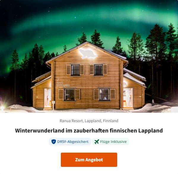 Winterwunderland im zauberhaften finnischen Lappland