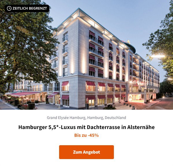 Hamburger 5,5*-Luxus mit Dachterrasse in Alsternähe
