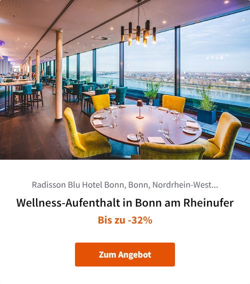 Wellness-Aufenthalt in Bonn am Rheinufer