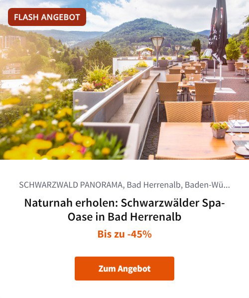 Naturnah erholen: Schwarzwälder Spa-Oase in Bad Herrenalb