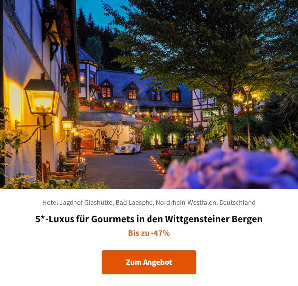 5*-Luxus für Gourmets in den Wittgensteiner Bergen
