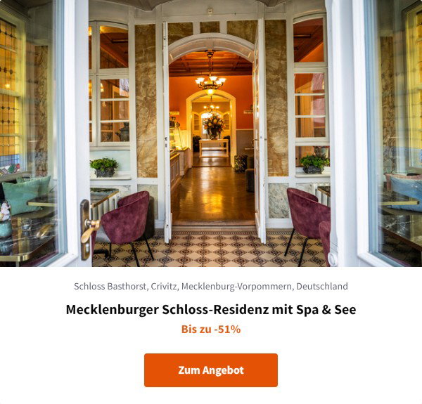 Mecklenburger Schloss-Residenz mit Spa & See