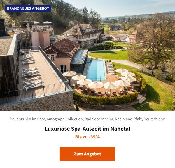 Luxuriöse Spa-Auszeit im Nahetal