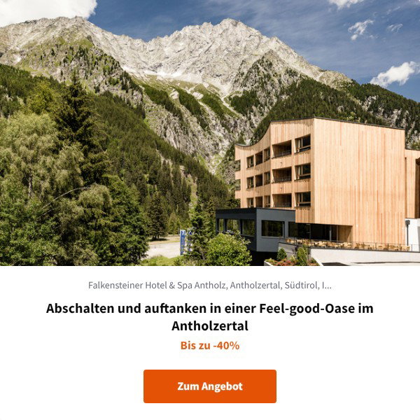 Abschalten und auftanken in einer Feel-good-Oase im Antholzertal