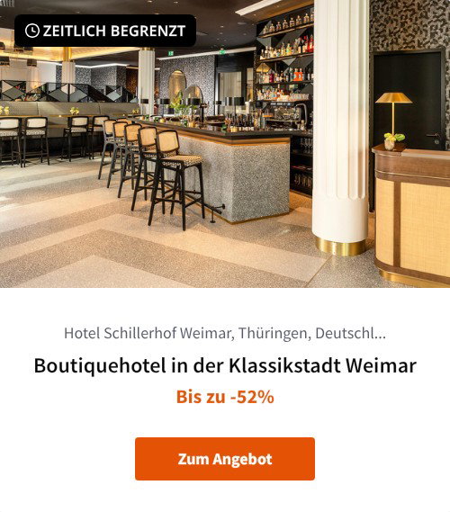 Boutiquehotel in der Klassikstadt Weimar