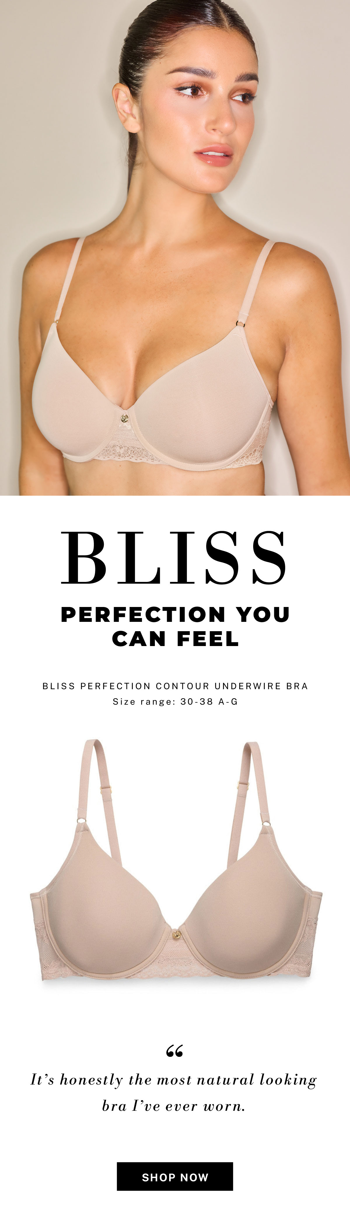Bliss Perfection Contour Underwire Bra