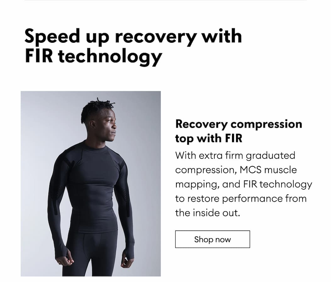 Recovery FIR compression top | Shop now 