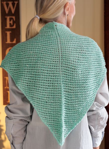 Free Cool Breeze Knit Shawl Pattern
