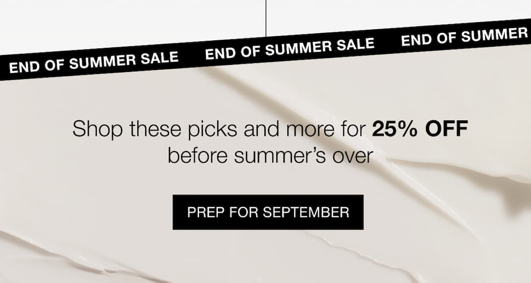 Prep for September with StriVectin End of Summer Sale 25% Sitewide+Free Gifts with purchase, code: FOMO