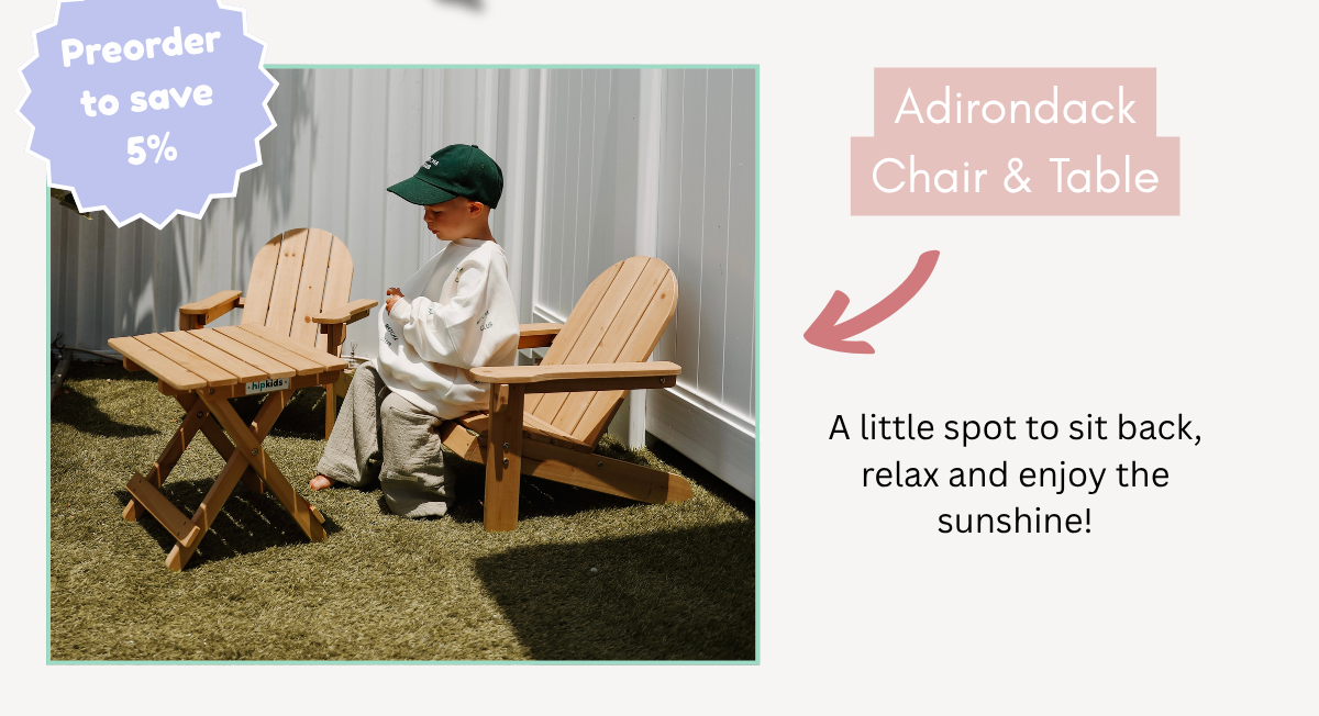 Adirondack Chair and Table