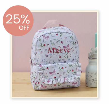 Personalised Butterfly Classic Mini Backpack