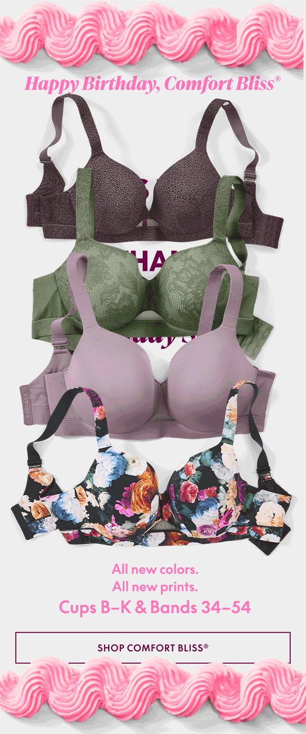 Comfort Bliss Bras $29.50 | Other Bras $39.50