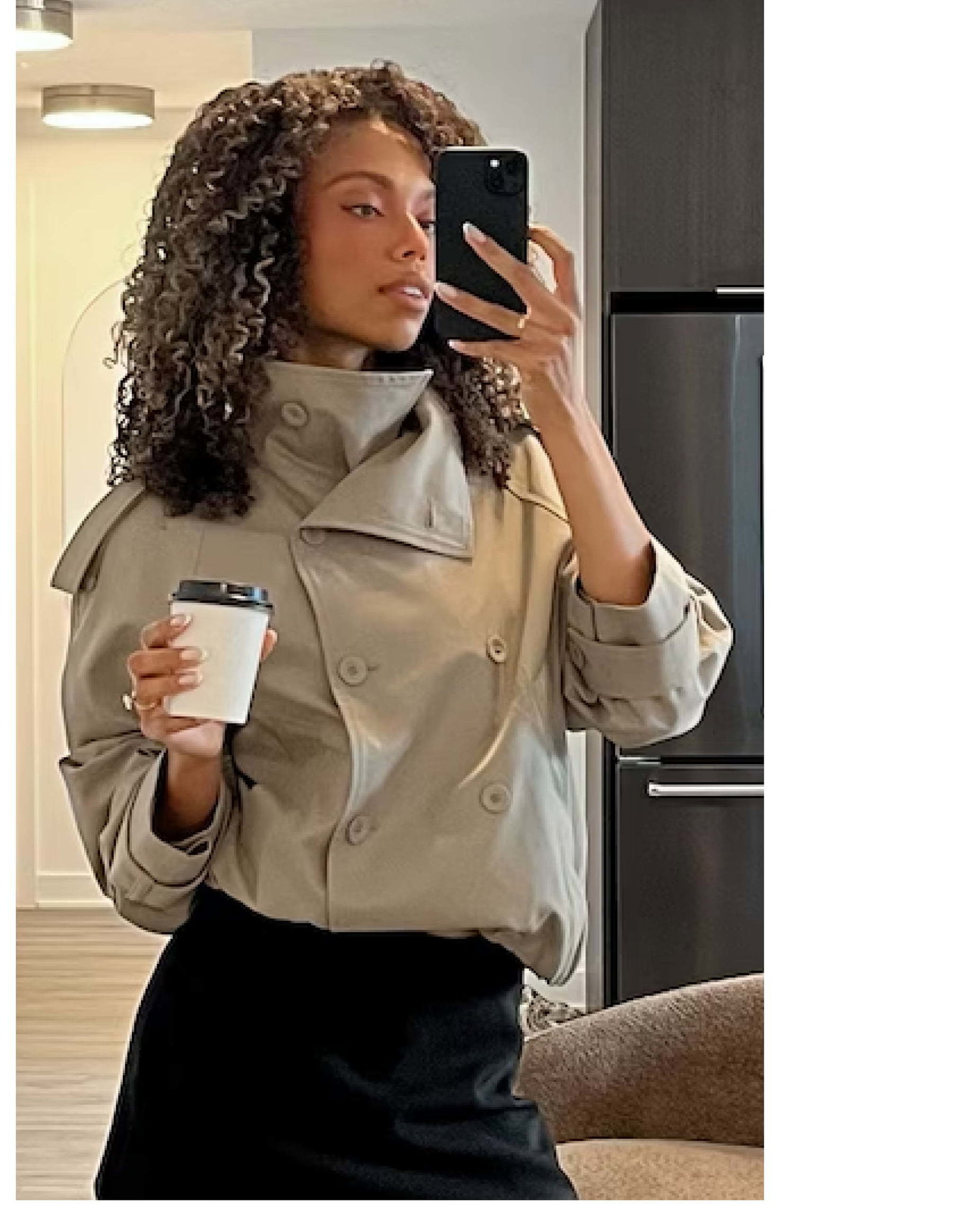 Siena Trench Bomber Jacket