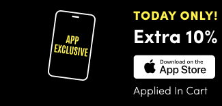App Exclusive | Today Only! | Extra 10% Off Bombshell Jeans* | Download on the App Store > | Applied in Cart