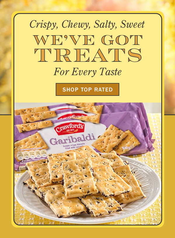 Crispy, Chewy, Salty, Sweet. We've Got Treats for Every Taste. Shop Top Rated. Garibaldi Currant Biscuits