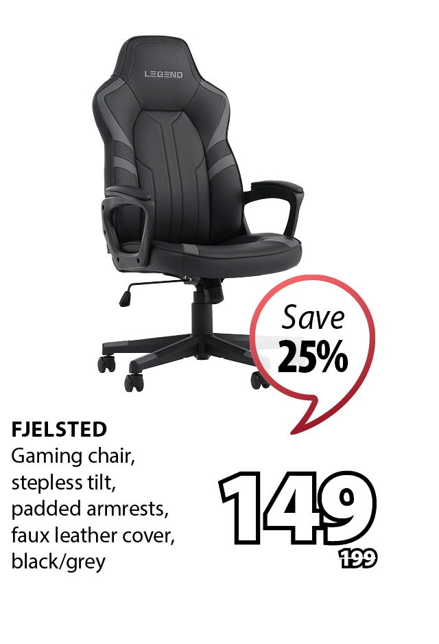 FJELSTED Gaming chair | Save 25%