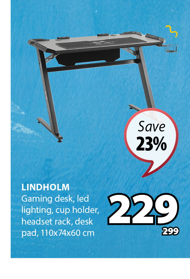LINDHOLM Gaming desk | Save 23%