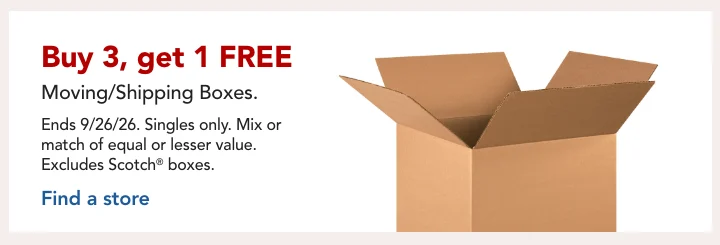 buy 3 get 1 free moving boxes