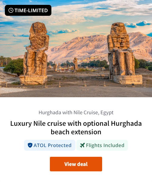Luxury Nile cruise with optional Hurghada beach extension