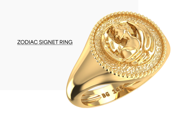 Zodiac Signet Ring