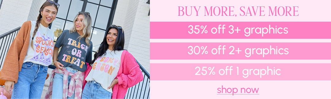 Buy More, Save More: up to 35% off 3+ graphics!