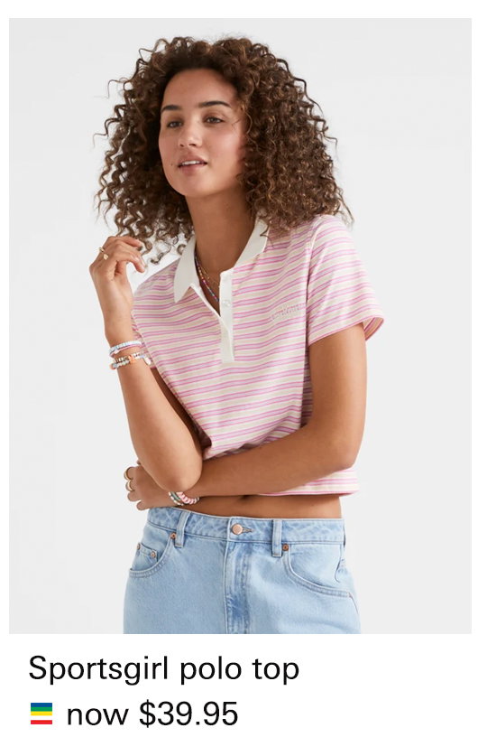 SPORTSGIRL POLO TOP