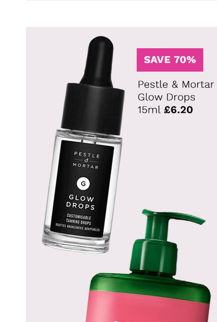 Pestle & Mortar Glow Drops – Customisable Tanning Drops 15ml