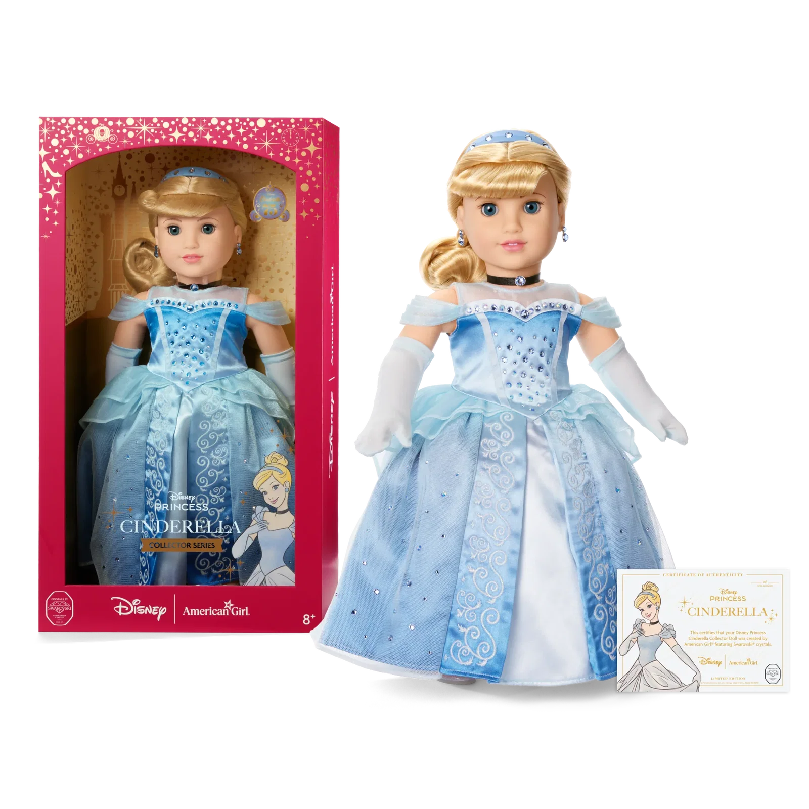 Image of Disney Princess Cinderella 18-inch Doll by American Girl® Collector Series