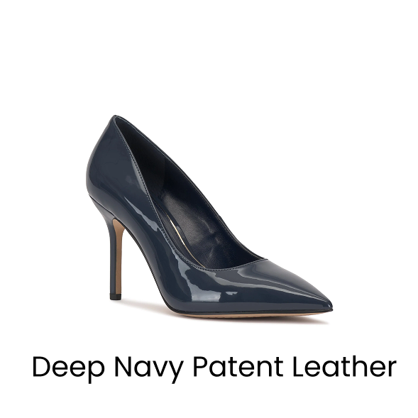 Deep Navy Patent Leather