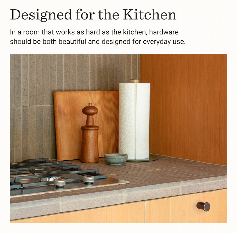 Designed for the Kitchen