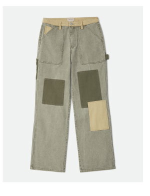 ESSEX PATCHWORK PANTS GREEN