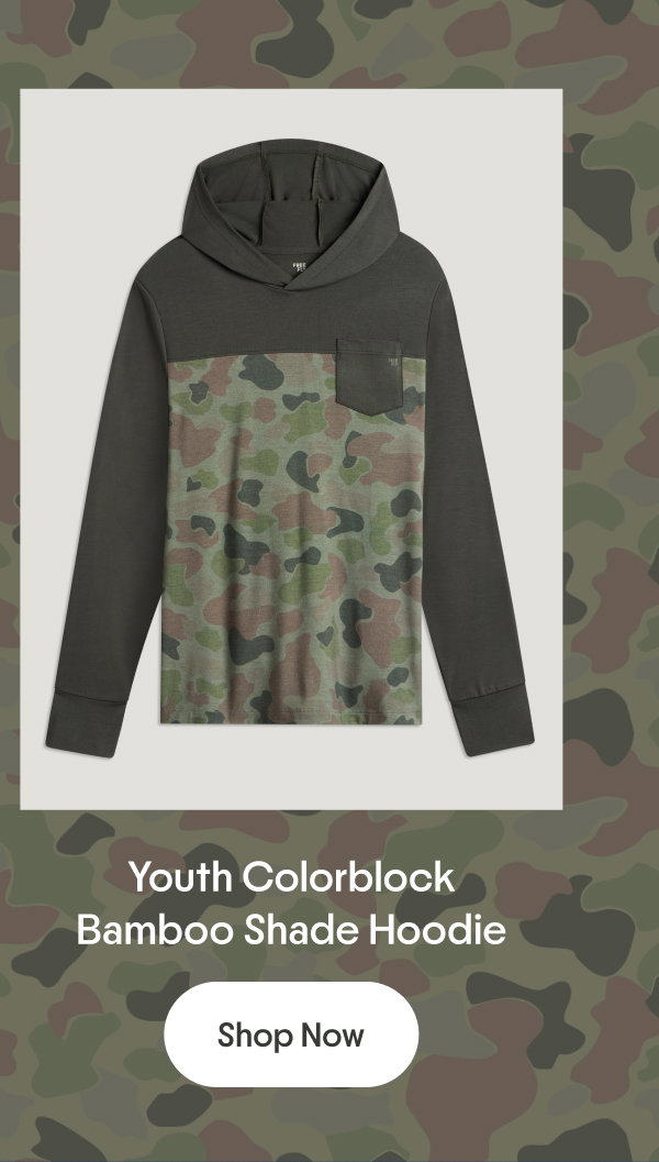Shop the Youth Colorblock Bamboo Shade Hoodie