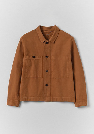 Garment Dyed Cotton Short Jacket