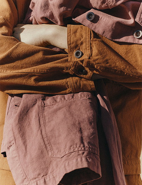 Garment Dyed Cotton Short Jacket