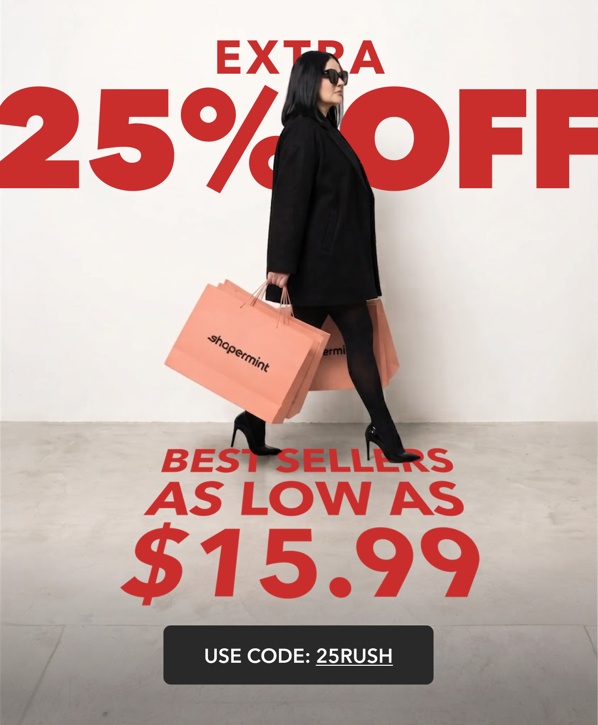 EXTRA 25% OFF