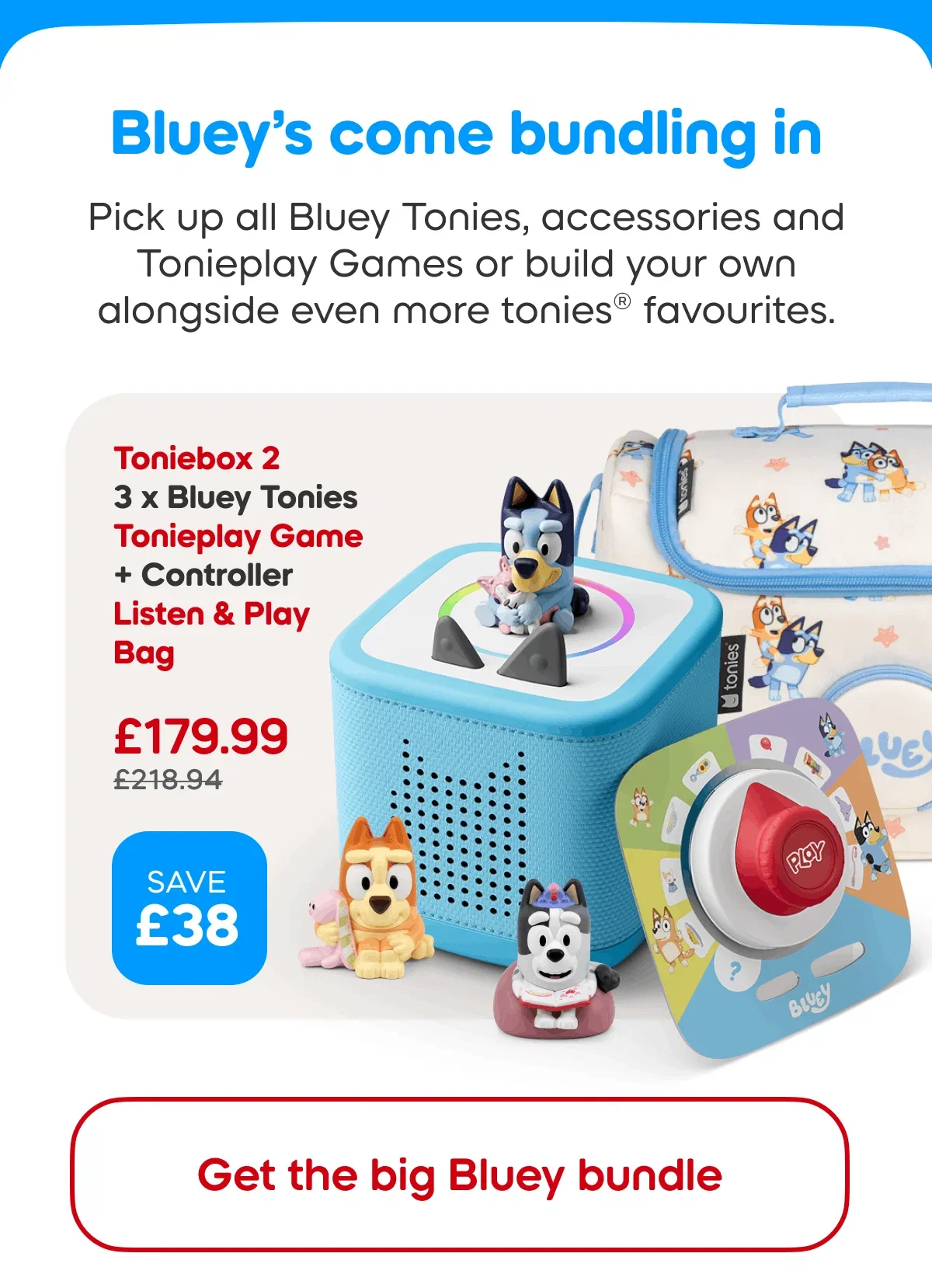 Get the big Bluey bundle