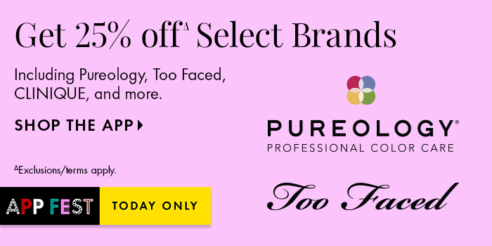 Get 25% off Select Brands
