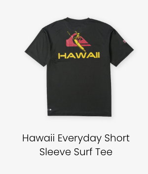 Hawaii Everyday Short Sleeve Surf Tee - delivers coverage and chafe reduction in the ocean..