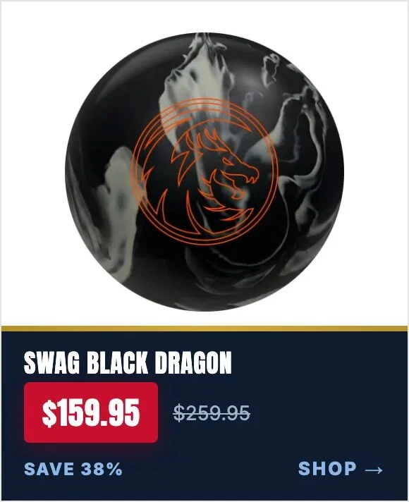 SWAG Black Dragon Hybrid Bowling Ball