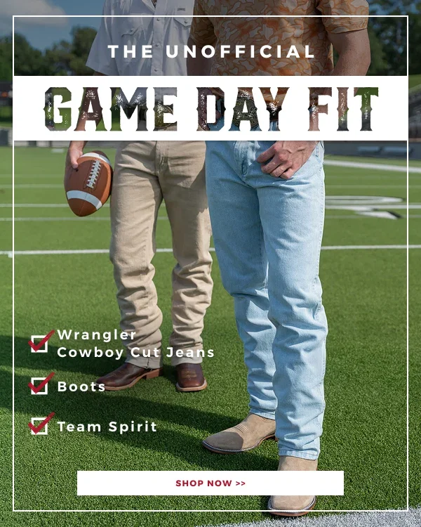 THE UNOFFICIAL GAME DAY UNIFORM | SHOP NOW >>