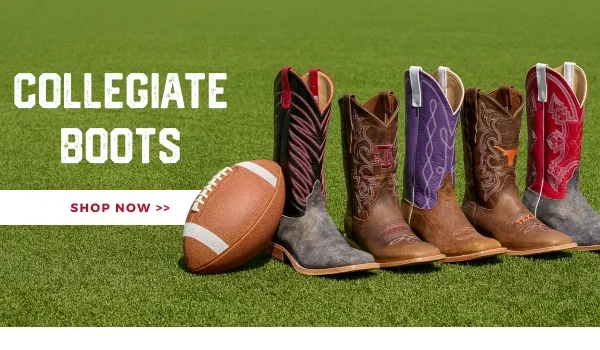 COLLEGIATE BOOTS | SHOP NOW >>