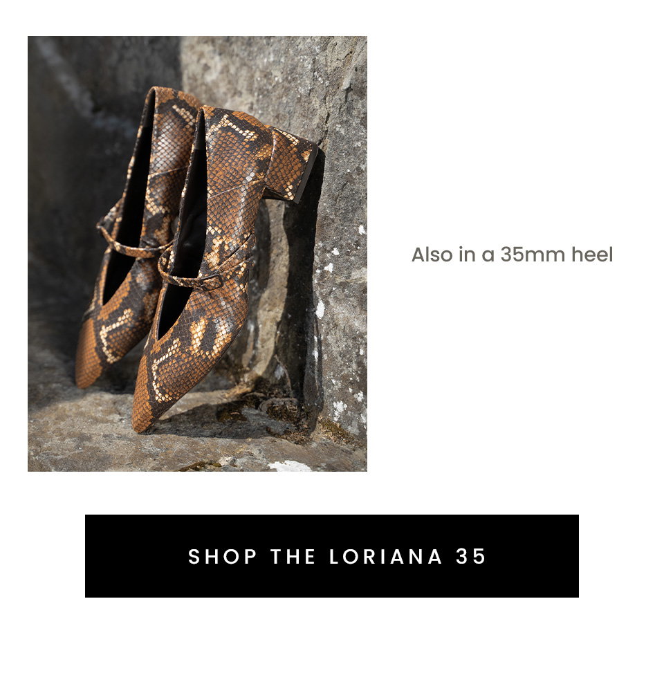 Also in a 35mm heel < Shop The Loriana 35 >  