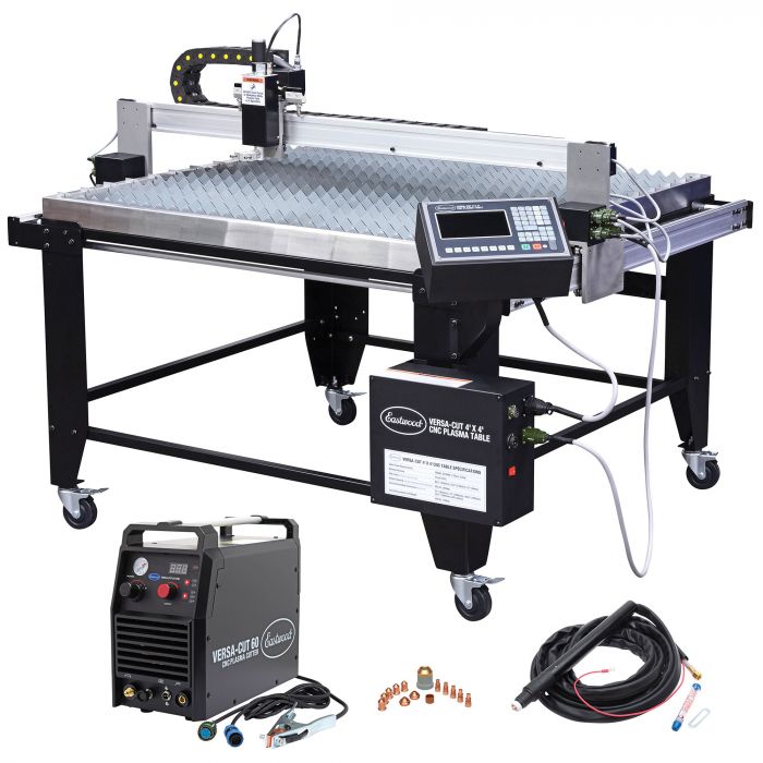 Eastwood Versa Cut 4X4 CNC Plasma Table With CNC Cut 60 -Machine Torch- HD Consumables Kit