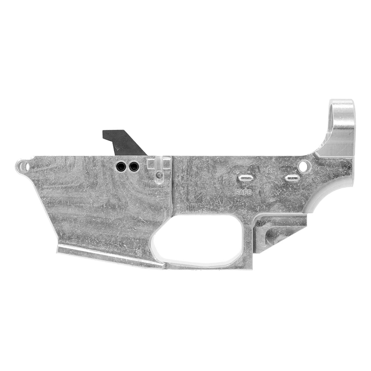 Image of AR9 80% Lower - Fire/Safe Marked - 9mm - Billet Raw