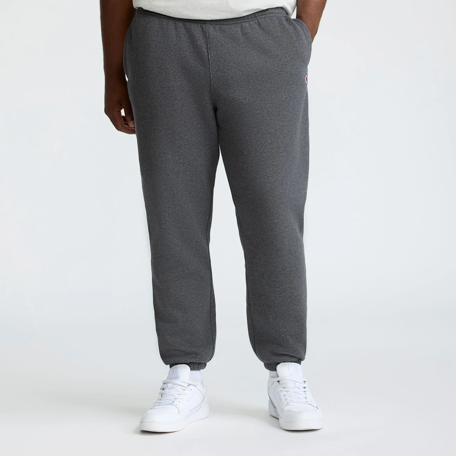 Image of Powerblend Sweatpants, Cinched Bottom, C Logo - Big & Tall