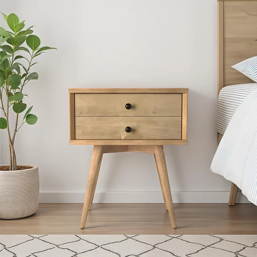 Ashlie 2 Drawer Nightstand 