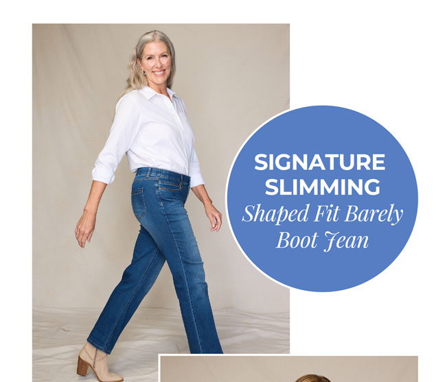 Signature Slimming Shaped Fit Barely Boot Jean