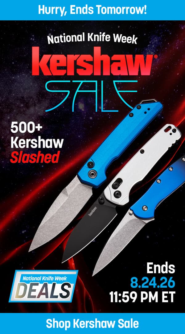 National Knife Day Kershaw Knives on Sale
